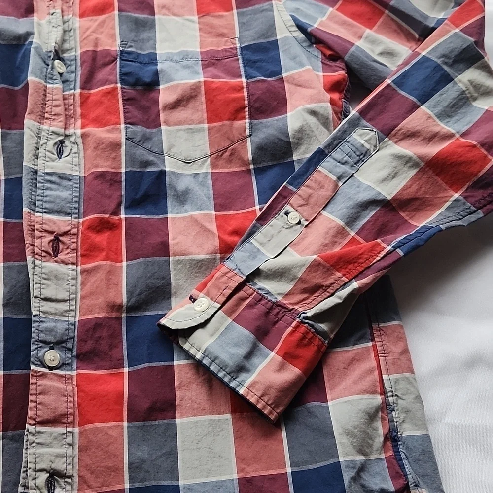 J Crew Men's Multicolor Checkered Shirt